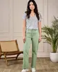Jean bootcut Georgi vert