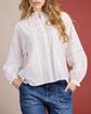 Blouse à détails blanc