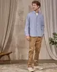 Chemise unie bleu Chemise unie bleu