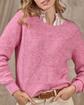 Pull mailles croisées rose Pull mailles croisées rose