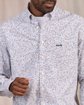 Chemise à imprimé végétal blanc Chemise à imprimé végétal blanc