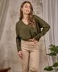 Pull Émilie vert
