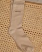 Chaussettes unies bambou beige Chaussettes unies bambou beige