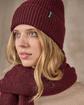 Bonnet maille rouge Bonnet maille rouge