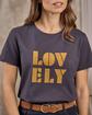 T-shirt Élodie bleu