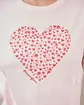 T-shirt cœur Grayce rose