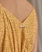 Robe longue imprimée jaune Robe longue imprimée jaune