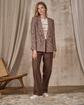 Blazer pied-de-poule Edwina beige Blazer pied-de-poule Edwina beige