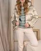 Doudoune courte beige