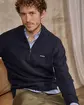 Pull col camionneur bleu Pull col camionneur bleu