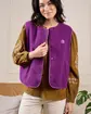 Veste sans manches Gwenda violet