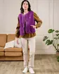 Veste sans manches Gwenda violet