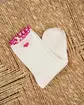 Chaussettes cœurs Giséla rose