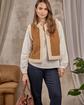 Gilet sans manches réversible beige Gilet sans manches réversible beige