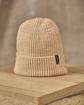 Bonnet maille beige Bonnet maille beige