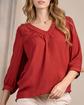 Blouse à détails rouge Blouse à détails rouge