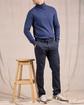 Pantalon en flanelle bleu
