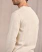 Pull torsadé beige