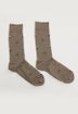 Chaussettes fantaisie Le lièvre et la tortue en coton vert Chaussettes fantaisie Le lièvre et la tortue en coton vert
