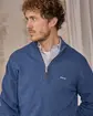 Pull col camionneur bleu Pull col camionneur bleu