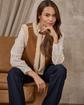 Gilet sans manches réversible beige Gilet sans manches réversible beige