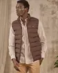 Doudoune sans manches Elmund beige