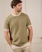 T-shirt piqué George vert