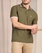 Polo à contraste vert