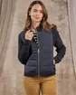 Cardigan bi-matières