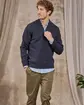 Pull col camionneur bleu Pull col camionneur bleu