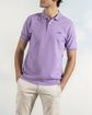 Polo piqué uni bords côtes contrastés 100% coton Polo piqué uni bords côtes contrastés 100% coton