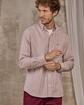 Chemise rayures verticales rouge