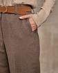 Pantalon pied-de-poule beige Pantalon pied-de-poule beige