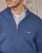 Pull col camionneur bleu Pull col camionneur bleu