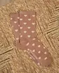 Chaussettes cœurs Guilie beige