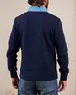 Pull col jean Gaston bleu