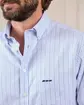 Chemise rayée bleu