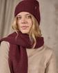 Bonnet maille rouge Bonnet maille rouge