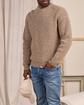 Pull grosse jauge beige