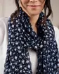 Foulard Gladys bleu