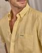 Chemise unie jaune