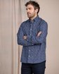 Chemise à imprimé floral bleu Chemise à imprimé floral bleu