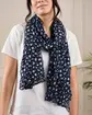 Foulard Gladys bleu