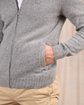 Cardigan à col camionneur gris Cardigan à col camionneur gris