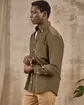 Chemise velours côtelé vert Chemise velours côtelé vert