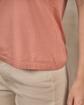 T-shirt col V orange T-shirt col V orange