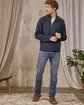 Blouson polaire bleu
