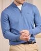 Pull col camionneur bleu Pull col camionneur bleu
