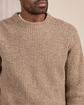 Pull grosse jauge beige