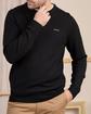 Pull col rond noir
